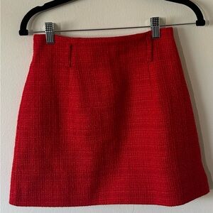 Vibrant Red “The One” by Lichi Mini Skirt